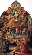 Fra Filippo Lippi The Death of St Jerome. Sweden oil painting artist